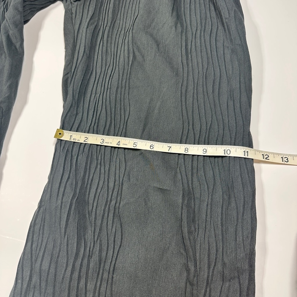 Woman’s Blanque Textured Wide Leg Pants Size 1​​​ - Picture 3 of 8